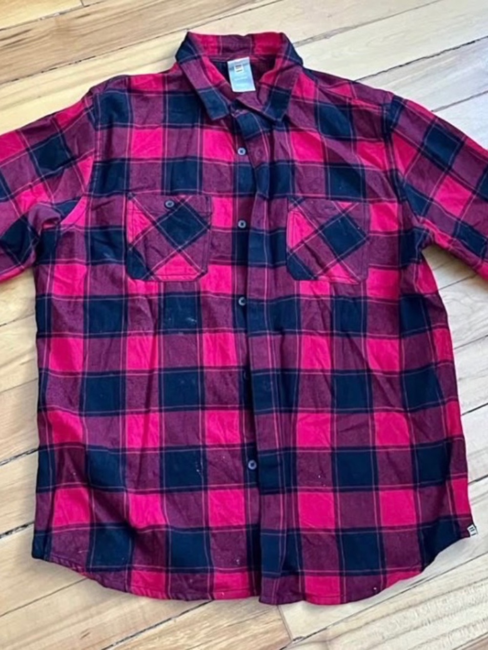 Men's Hudson BAY 2018 PyeongChang Olympic Checkered Shirt EUC!